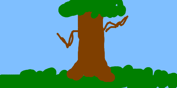 Hand-drawn tree original