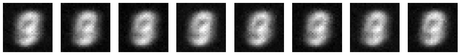Pure noise denoising epoch 1