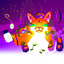 Visual Anagram: Orange Cat / Music Group