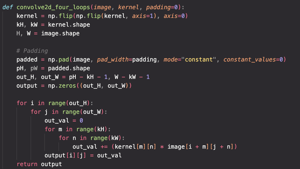 Four Loop Implementation